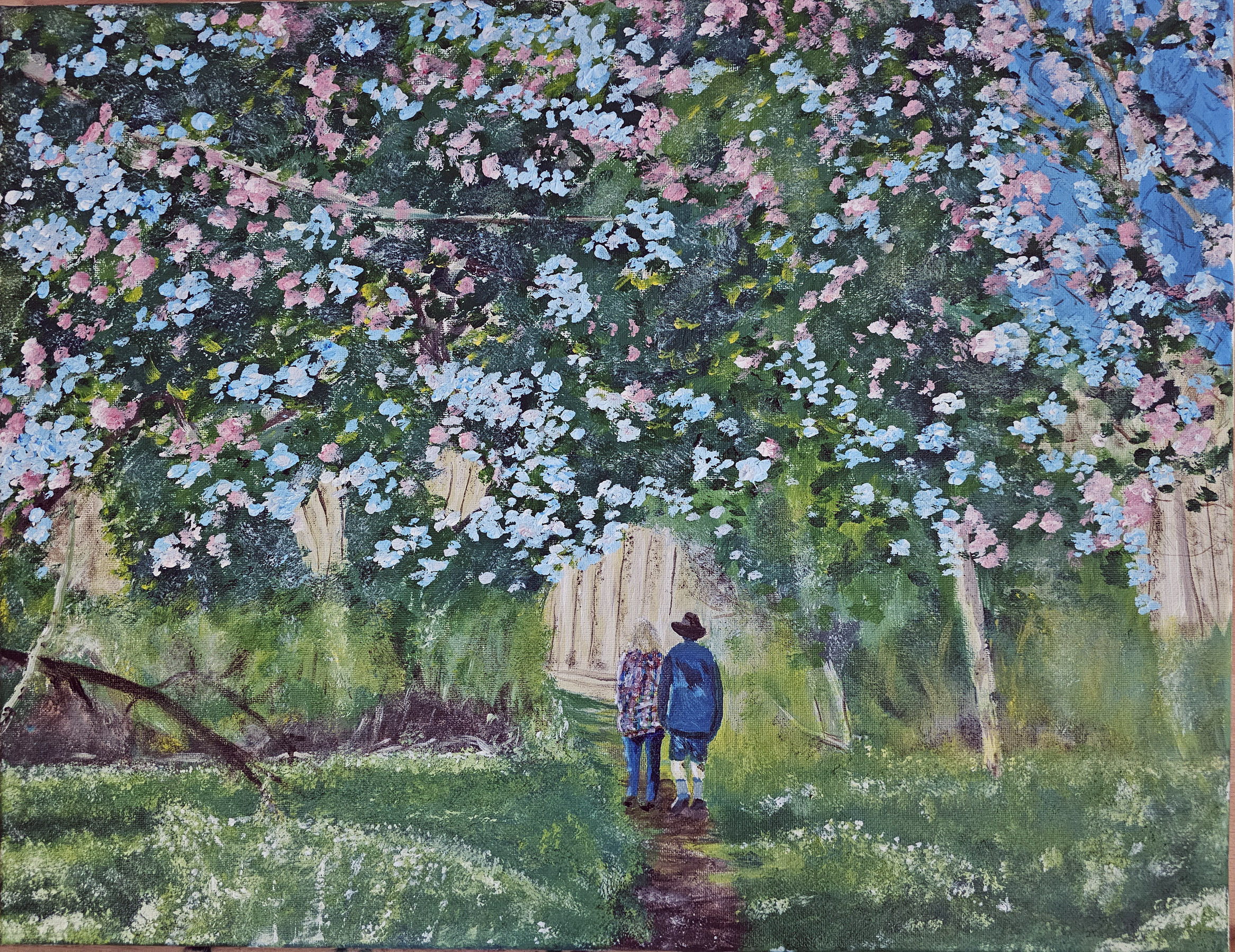 Painting - Walk in the Woods