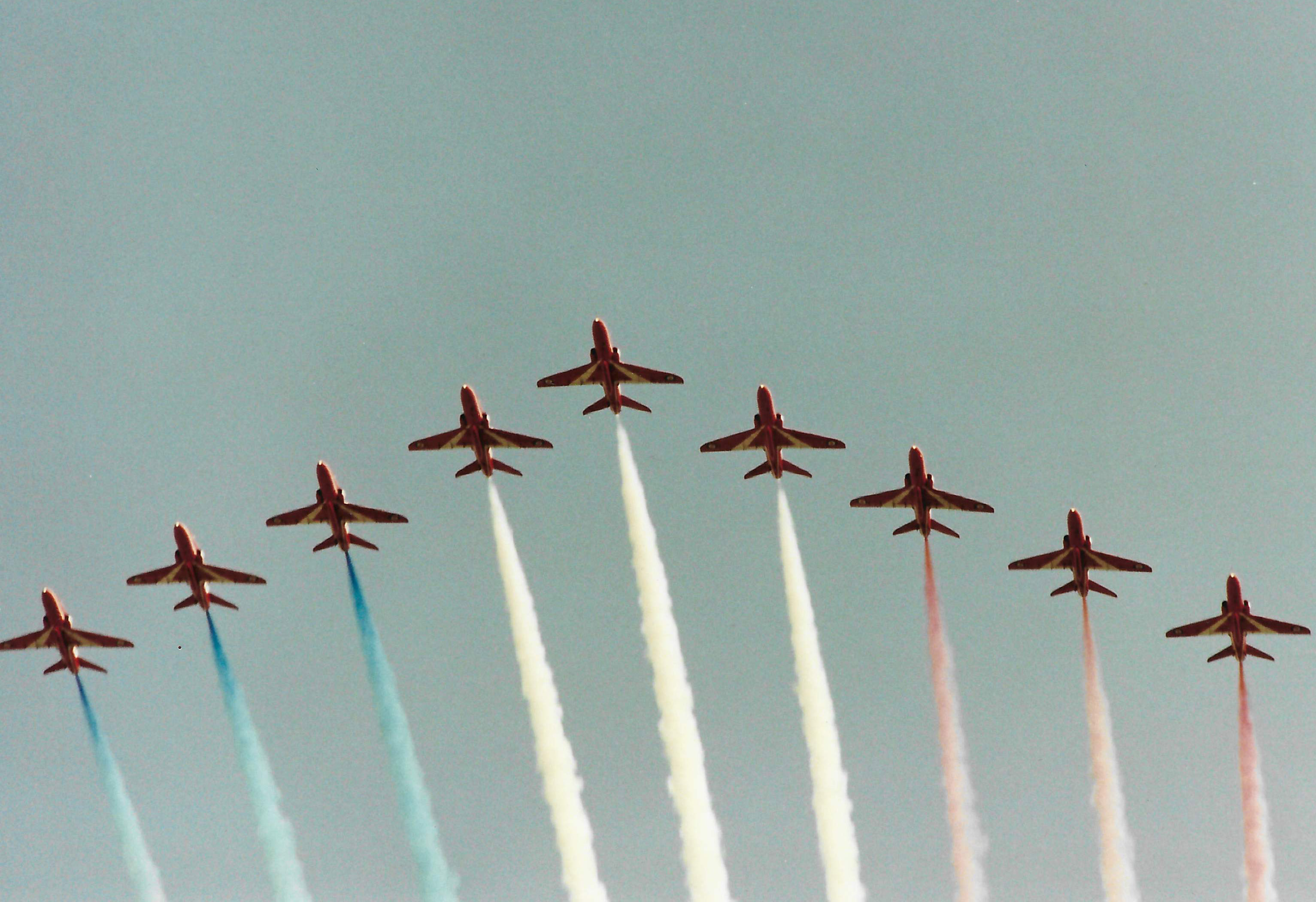 Red Arrows - still flying the Folland Gnat in those days