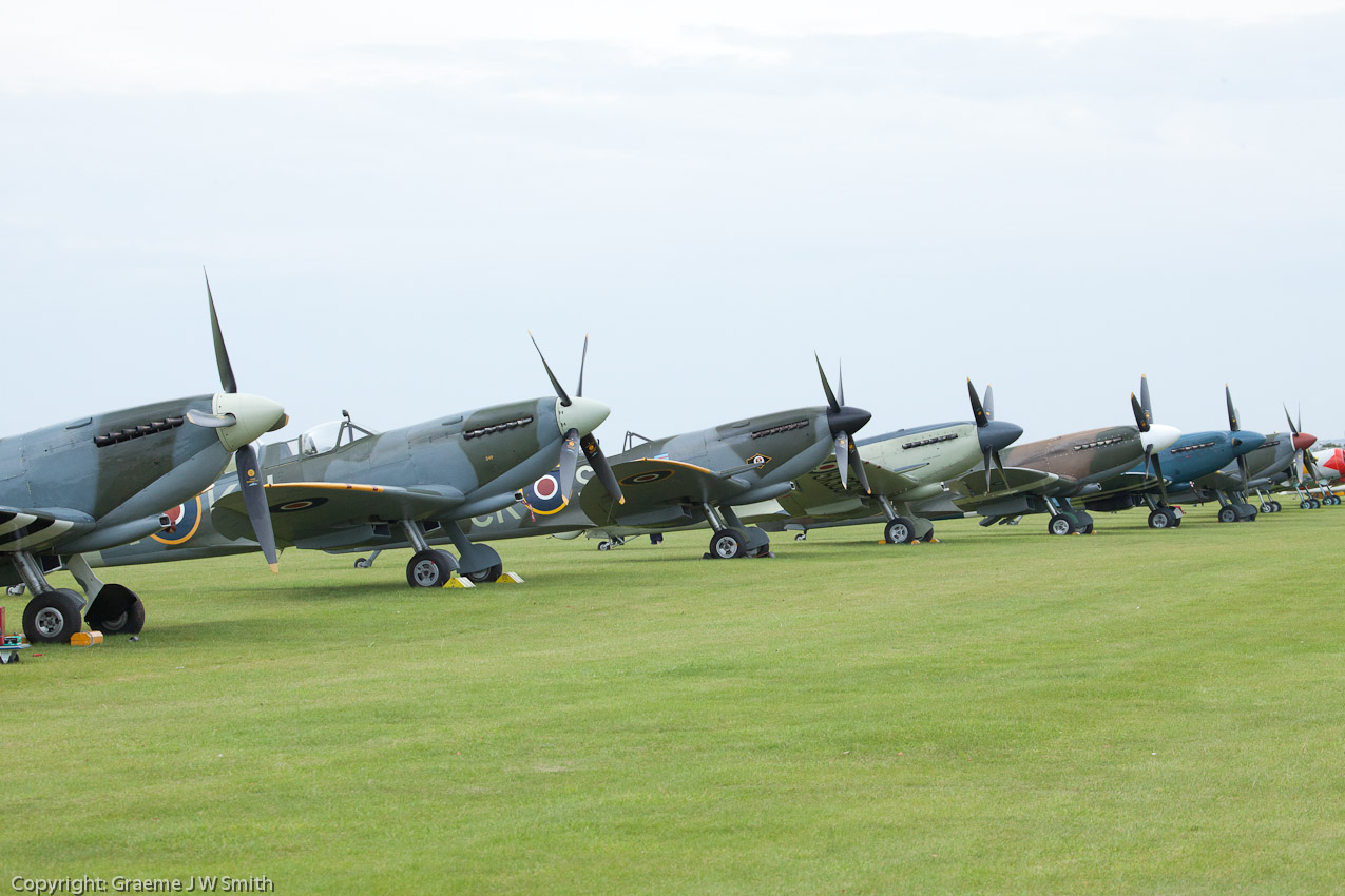 Line of Spitfires