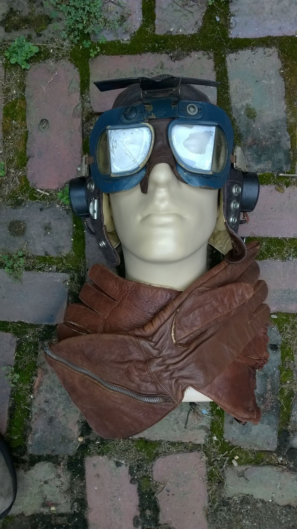 Helmet, Goggles and Gloves